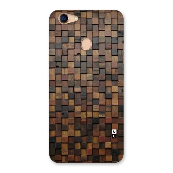 Blocks Of Wood Back Case for Oppo F5 Youth